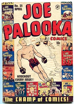 JOE PALOOKA #31 1949-HARVEY COMICS-DIZZY DEAN-POWELL FR
