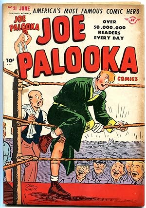 JOE PALOOKA #21 1948-HARVEY COMICS-HAM FISHER BOXING VG