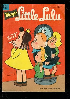 MARGE'S LITTLE LULU #56 1952-DELL COMIC-TUBBY ON SCALE VG