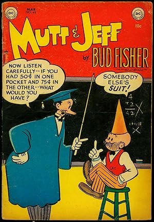 Mutt & Jeff #69 1954- Bud Fisher- Golden Age DC Comic G