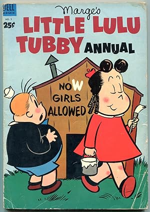 MARGE'S LITTLE LULU TUBBY ANNUAL #2 1954-DELL GIANT- VG