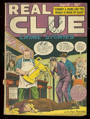REAL CLUE CRIME v.4 #2 1949-HILLMAN-BROOKLYN BRIDGE VG