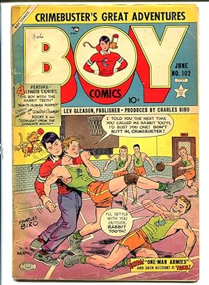 BOY COMICS #102-Basketball cover-Golden Age G