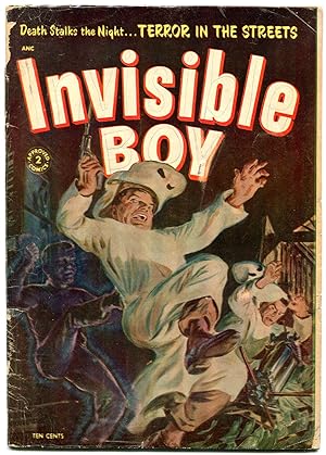 INVISIBLE BOY APPROVED COMICS #2 SAUNDERS COVER 1954 G