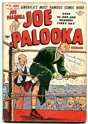 JOE PALOOKA #21 1948-HARVEY COMICS-BOXING-BLACK CAT G/VG