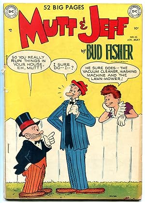 MUTT AND JEFF #45 1950-DC--SUPERMAN----HUMOR-BUD FISHER VG