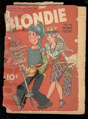 BLONDIE COMICS-FEATURE BOOK #36-CHIC YOUNG ART + PHOTO P/FR