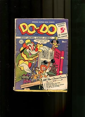 DO-DO 1-1966-5 CENTS-FUNNY ANIMALS AND CLOWNS G/VG