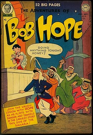 ADVENTURES OF BOB HOPE #10 1951-DC-FOREIGN LEGION-ARABS VG