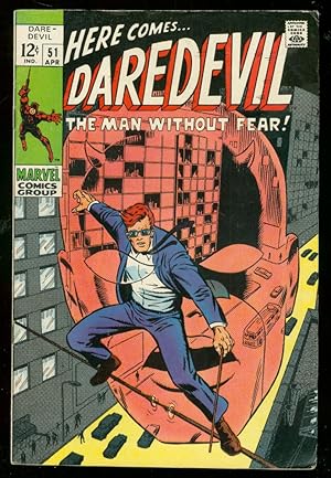 DAREDEVIL #51 1969-MARVEL COMICS-BARRY SMITH VG