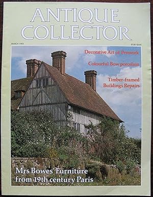 The Antique Collector. Volume 54 Number 3. March 1983