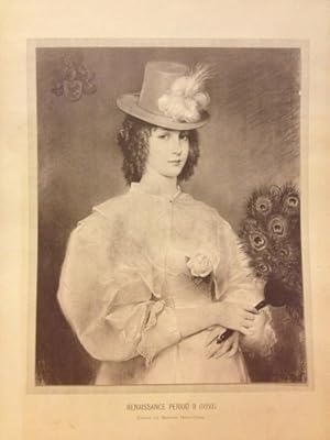 Robert Beyschlag (Artist): 1886 Lithograph Fashion Print - Rennaissance Period II (1650)