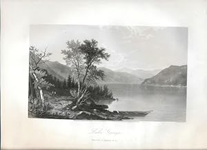 1874 Engraving - Lake George