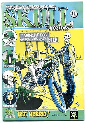 Skull Comics #2 1970-RARE VARIANT COVER-Gilbert Shelton Underground
