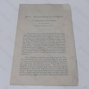 Amy Woodforde-Finden : An Appreciation and Memoir