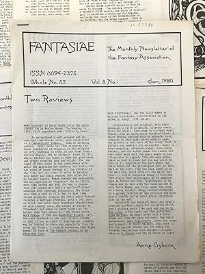 FANTASIAE NEWSLETTER (1990 - VOL. 8 NO. 1-10)