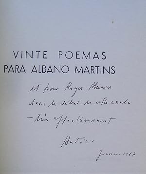 Vinte poemas para Albano Martins -