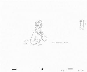 Walt Disney Animation Art Drawing Princess Belle- Beauty and the Beast