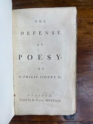The Defense of Poesy, by Sir Philip Sidney, Kt.