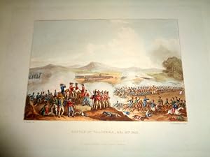 The Battle of Talavera July 28th 1809. Aquatint Nov 1st 1815. Hand Coloured.