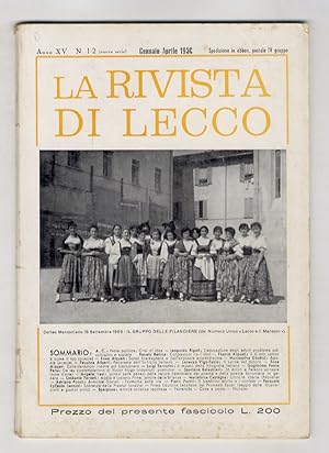 RIVISTA di Lecco. Anno XV. N. 1-2. Gennaio-aprile 1956.