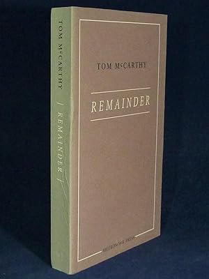 Remainder *SIGNED True First Edition, 1st printing*