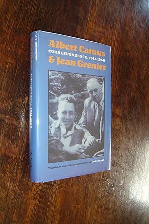 Albert Camus Correspondence with Jean Grenier 1932 - 1960 & (first printing)