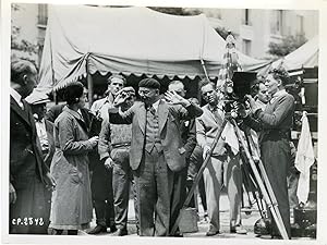 " Tournage du film CAMP-VOLANT (MARKO DER KLOWN)" Max REICHMANN et son équipe de tournage en 1931...