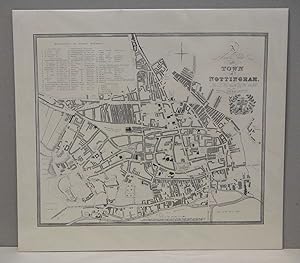 A New Plan of the Town of Nottingham, A Modern Copy