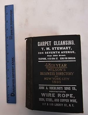 The Trow Business Directory of New York City (Formerly Wilson's), 1895, Volume XLVIII