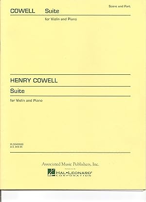 Cowell Suite for Violin and Piano