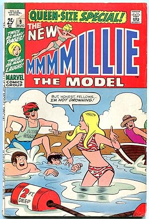 Mille The Model Annual #9 1970-QUEEN SIZE SPECIAL SWIMSUIT cover VG