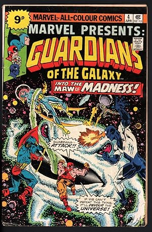 MARVEL PRESENTS #4 1975-GUARDIANS OF THE GALAXY-PENCE VARIANT