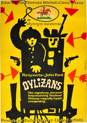 Dylizans [Stagecoach] (Original poster for the 1939 film)
