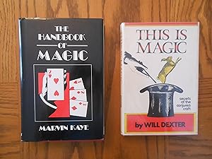 Magic Two (2) Hardcover Book Lot, including: The Handbook of Magic, and; This Is Magic - Secrets ...