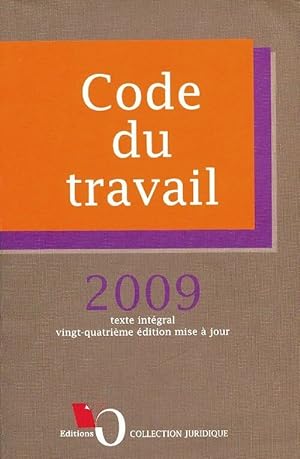 Code du travail 2009 - Collectif