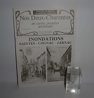 Nos deux-Charentes en cartes postales anciennes. Inondations Saintes - Cognac - Jarnac. N°8 janvi...