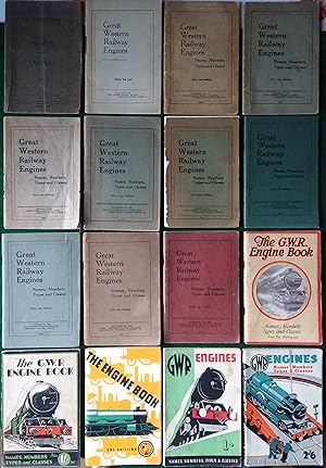 The GWR's Engine Books (a complete run of 16 from 1911 to 1946 inclusive)