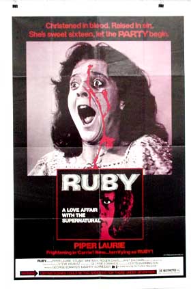 RUBY-1977-ONE SHEET VG