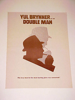 DOUBLE MAN-YUL BRYNNER-MOVIE HERALD FN