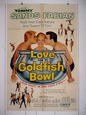 LOVE IN A GOLD FISH BOWL-1961-ONE SHEET VG