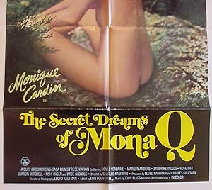 Secret Dreams of Mona Q 1 sh .1977. SHARON MITCHELL - ADULT CINEMA KEY VERY VF