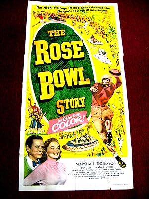 THE ROSE BOWL STORY-1952-NATALIE WOOD-81X41-3 SHEET FN-