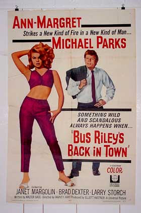 BUS RILEY'S BACK IN TOWN-1965-ONE SHEET VG