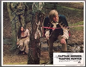 Captain Kronos: Vanpire Hunter Lobby Card #7 1974-Horst Janson-signed by Caroline Munro