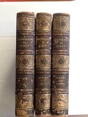 Finden's Illustrations to the Life and Works of Byron 1833-34 3 vol set