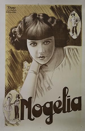 "NOGÉLIA" Affiche originale entoilée / Litho A. DUPUIS Les Lilas Paris (début 1900)