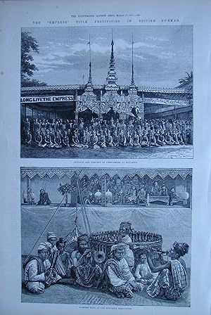 The "Empress" Title Festivities in British Burmah.