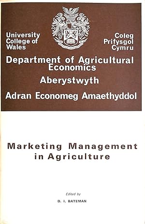 Marketing Management in Agriculture