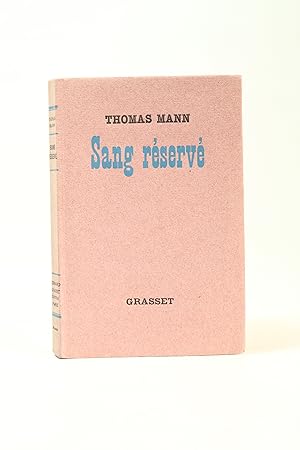 Sang réservé